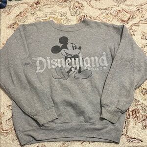 Disney Light Gray Mickey Mouse Sweater